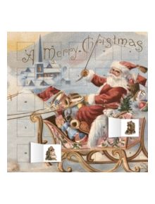 Santa's Sleigh advent calendar (with stickers) - 9781847867865