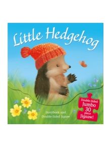 Little Hedgehog: Storybook and Double-Sided Jigsaw - 9781848955844