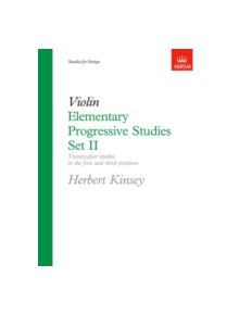 Elementary Progressive Studies, Set II for Violin - 9781854720672