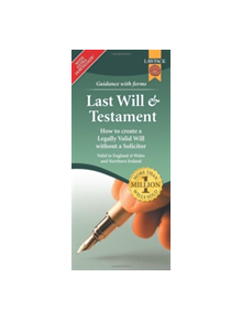 Last Will & Testament Form Pack - 9781909104327