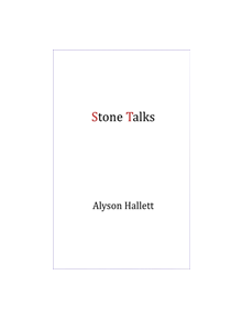 Stone Talks - 9781911193555