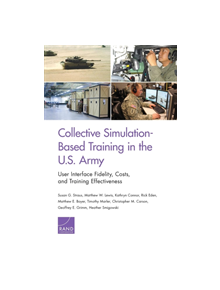 Collective Simulation-Based Training in the U.S. Army - 29485 - 9781977401328