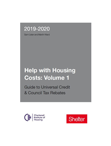 Help With Housing Costs: Volume 1 - 9781999351007