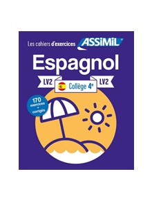 Cahier d'exercices ESPAGNOL - niveau classe de 4e - LV2 - 9782700507836