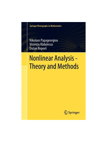 Nonlinear Analysis - Theory and Methods - 9783030034290