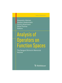 Analysis of Operators on Function Spaces - 9783030146399