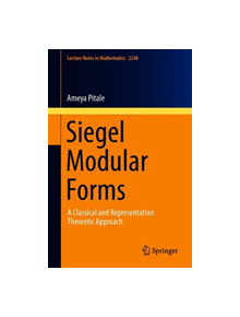 Siegel Modular Forms - 9783030156749