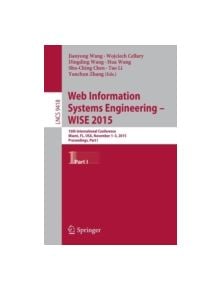 Web Information Systems Engineering - Wise 2015 - 9783319261898