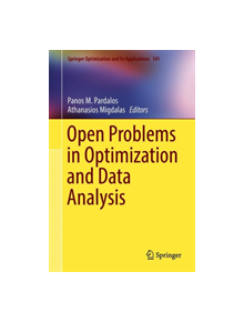 Open Problems in Optimization and Data Analysis - 9783319991412