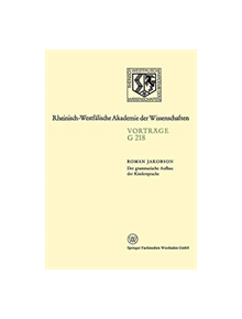 Der grammatische Aufbau der Kindersprache - 9783322987846