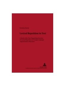 Lexical Repetition in Text - 9783631391358