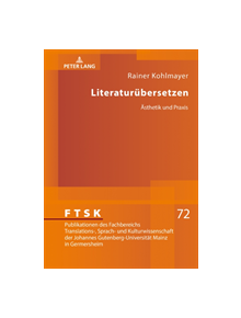 Literaturuebersetzen - 9783631791370