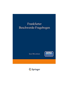 Frankfurter Beschwerde-Fragebogen - 9783642478192