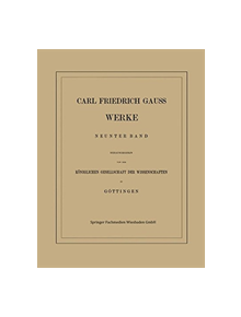 Carl Friedrich Gauss Werke - 9783642924774