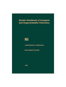 Ni Organonickel Compounds - 9783662075357