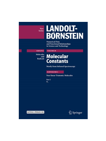 Molecular Constants Mostly from Infrared Spectroscopy - 9783662579596