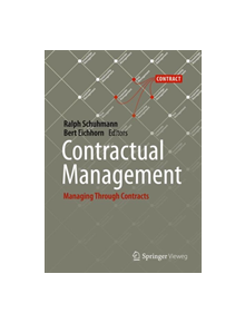 Contractual Management - 9783662584811