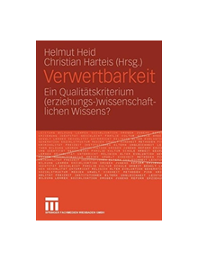 Verwertbarkeit - 9783663077374