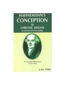 Hahnemann's Conception of Chronic Disease - 9788131901533