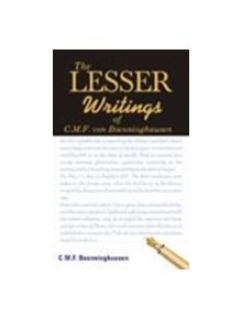 Lesser Writings of C M F von Boenninghausen - 9788131902875