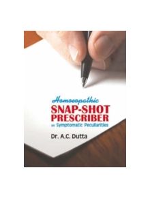 Homoeopathic Snap Shot Prescriber - 9788170212294