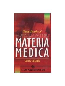 Textbook of Homoeopathic Materia Medica - 9788170212782