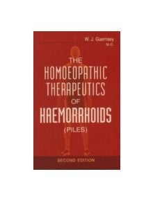 Homoeopathic Therapeutics of Haemorrhoids - 9788170217398