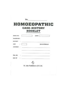 Homoeopathic Case History Booklet - 9788180565168