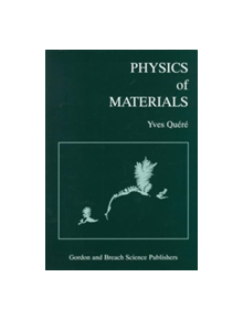 Physics of Materials - 9789056991197