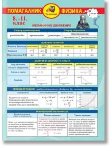 Помагалник, 8-11 клас: Физика - Димитър Мърваков, Мая Гайдарова, Елегия Теодосиева - Домино - 9789546512536