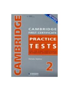 Cambridge First Certificate Practice Tests - Teacher's Book 2 - 9789604034512