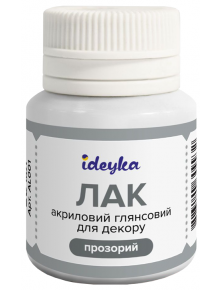 Гланцов акрилен лак Ideyka, 20 мл. - Ideyka - Ideyka - Ideyka - Painting and Creativity - 4823104309932