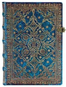 Тефтер Paperblanks - Azure Midi закопчалка, 13 х 18 см. - Paperblanks - Paperblanks - Жена, Мъж - Paperblanks - Equinoxe - 9781439726808