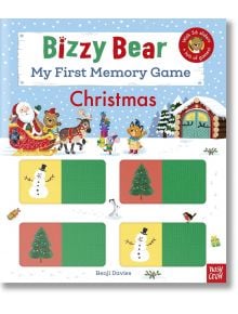 Bizzy Bear: My First Memory Game Book Christmas - Benji Davies - Момиче, Момче - Nosy Crow Ltd - 9781805131779