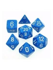 Комплект зарчета за настолни игри Chessex: Speckled Water син, 7бр. - 1125759 - 1125760 - 601982020996