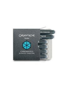 Патрончета за писалка Caran D'Ache Chromatics 6 бр. - хипнотизиращ тюркоаз - Caran d'Ache - Caran d'Ache - Caran d'Ache - Пълнители - 7630002329903