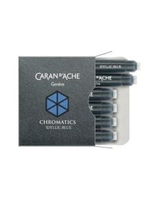 Патрончета за писалка Caran D'Ache Chromatics 6 бр. - синьо - Caran d'Ache - Caran d'Ache - Caran d'Ache - Пълнители - 7630002329880