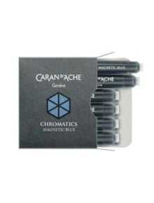 Патрончета за писалка Caran D'Ache Chromatics 6 бр. - магнетично синьо - Caran d'Ache - Caran d'Ache - Caran d'Ache - Пълнители - 7630002329897