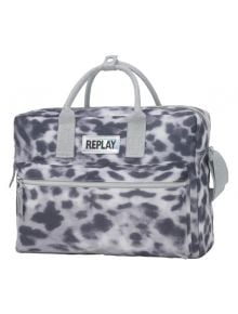 Чанта Replay Girls Leopard Grey с две къси дръжки - Stationery Team - Stationery Team - Момиче - Stationery Team - Replay - 8718803049936