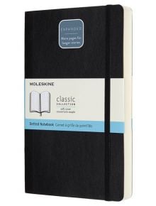 Черен тефтер Moleskine Classic Notebook Dotted Expanded Version Black с твърди корици и листа на точки - Moleskine - Moleskine - Moleskine - Classic - 8058647628035