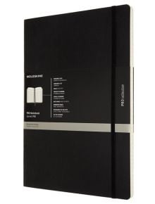 Черен тефтер Moleskine Pro Collection A4 Black с меки корици - Moleskine - Moleskine - Moleskine - Pro - 8053853602718