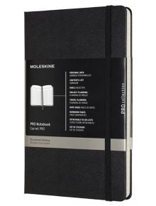 Черен тефтер Moleskine Pro Collection Large Black с твърди корици - Moleskine - Moleskine - Moleskine - Pro - 8058647620756