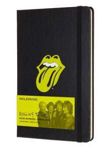 Черен тефтер Moleskine Rolling Stones с широки редове, Limited Edition - Moleskine - Moleskine - Moleskine - Rolling Stones - 8058341710876