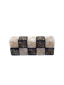 Комлект за Dice4Friends Dice Set - Counter Black-White/Gold, 10 бр. - 1126291 - 1126290 - 092742372347