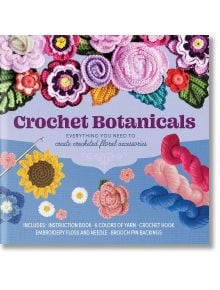 Crochet Botanicals: Everything You Need to Create Crocheted Floral Accessories - Katalin Galusz - Жена, Мъж - Quarto Publishing PLC - 9780785844815