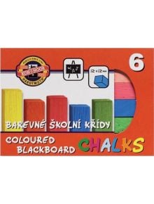 Цветни тебешири CHALKS - Koh-i-Noor - Koh-i-Noor Hardtmuth - Момиче, Момче - Koh-I-Noor - Chalks - 8593540000156