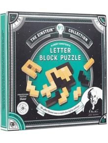 Дървен 3D пъзел Professor Puzzle: Einstein's Letter Block - Professor Puzzle - Professor Puzzle - Professor Puzzle - The Einstein Collection - 5060506531403