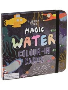 Оцветяване с вода Floss & Rock, Magic Colour-in cards, Deep Sea - Морски животни - Floss & Rock - Floss & Rock - Момиче, Момче - Floss & Rock - Creative Art - 5055166352147