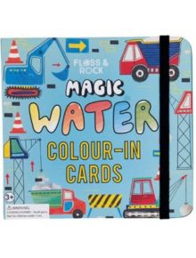 Оцветяване с вода Floss & Rock, Magic Colour-in cards, Construction - Строителни машини - Floss & Rock - Floss & Rock - Момче - Floss & Rock - Creative Art - 5055166352154