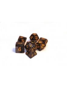 Комплект зарчета за настолни игри Dice4Friends: Dice Set - Black/Gold, 7 бр. - 1126291 - 1126290 - 798003860782